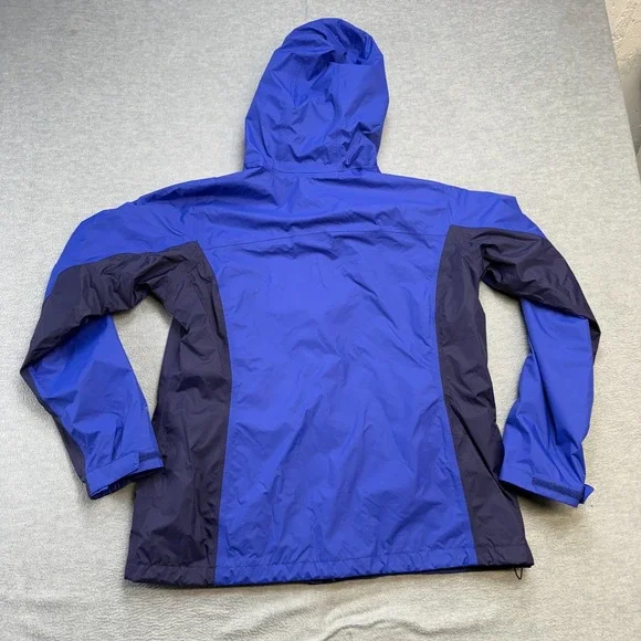 Columbia Jacket Womens XL Violet Blue Acadia II Rain Coat Omni Tech Waterproof - Picture 7 of 12